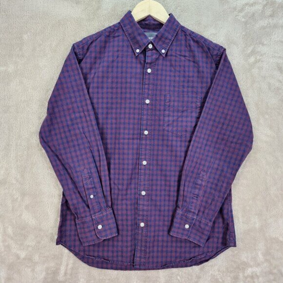 Bonobos Shirt Slim Fit Button-Down Multicolor Plaid Pocket Long Sleeve Mens Sz M - Picture 2 of 10